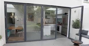 grey bi-fold doors enfield